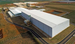 Blick auf das Lager mit intelligenter Logistik von Bem Brasil