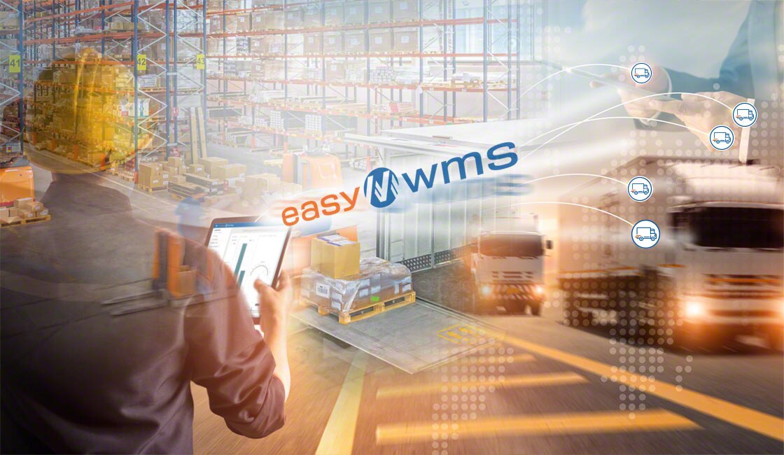 Die Verwaltungssoftware Easy WMS optimiert die verschiedenen Phasen der Outbound-Logistik.