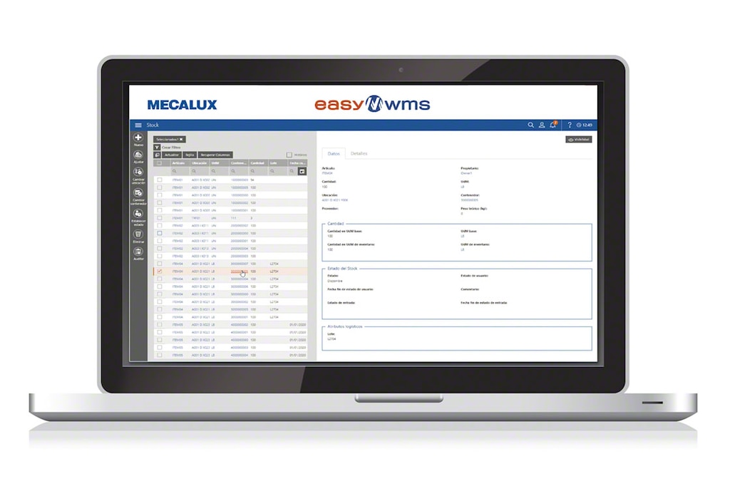 Easy WMS von Mecalux organisiert die zyklische Inventur