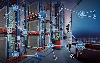 Durch die integrierte Logistik werden alle Teile der Lieferkette miteinander koordiniert