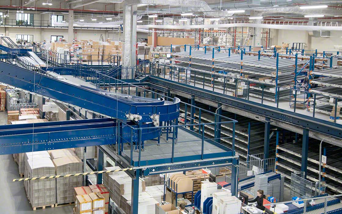 Viele E-Commerce-Lager wenden eine Omnichannel-Strategie für ihre Abläufe an. Viele E-Commerce-Lager wenden eine Omnichannel-Strategie für ihre Abläufe an.