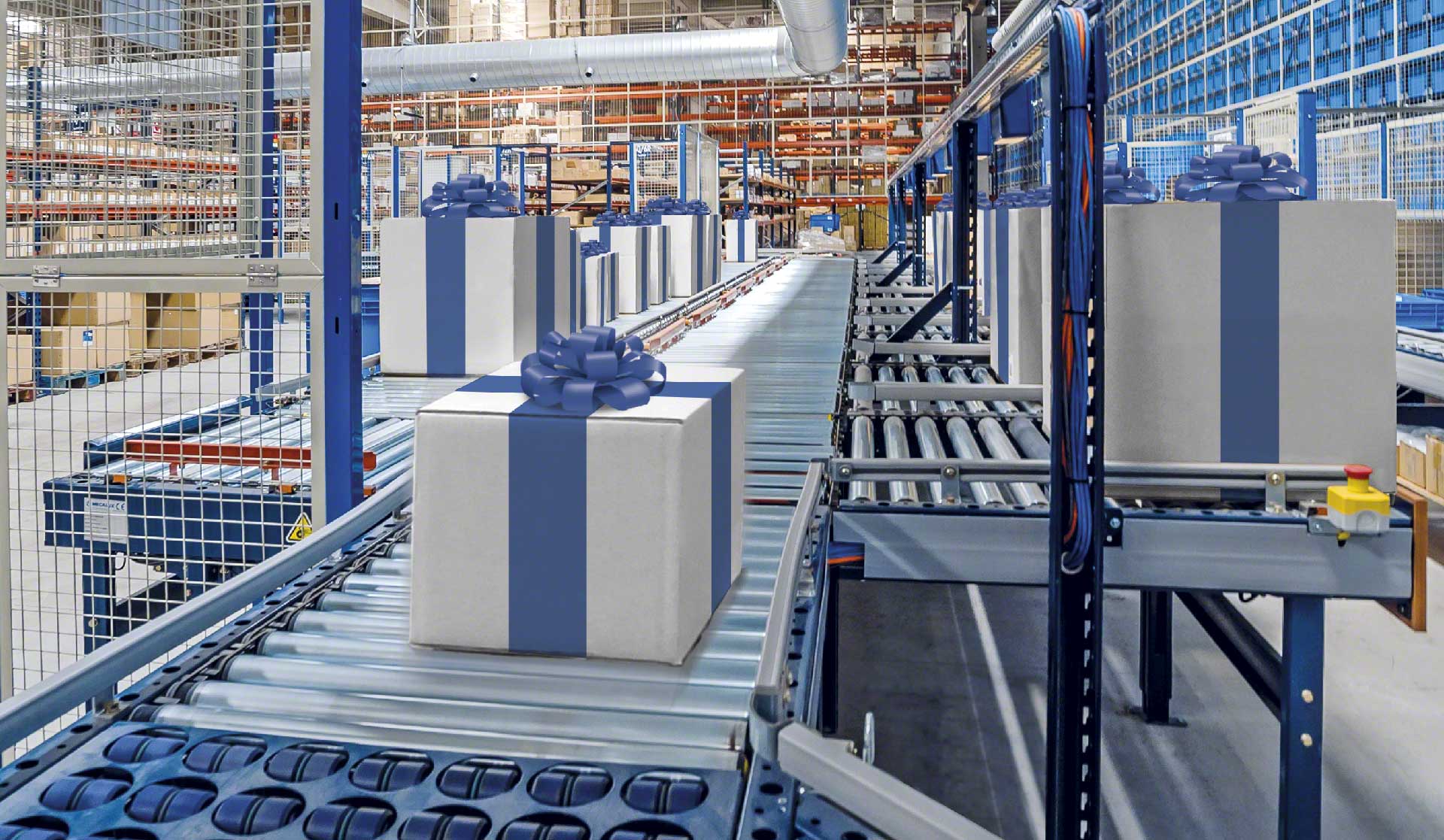 Die Logistik zu Weihnachten zeichnet sich durch eine deutliche Zunahme der Auftragszusammenstellung aus