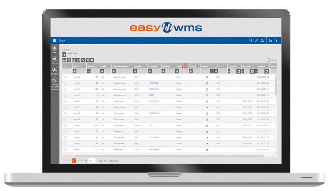 Eine LVS wie Easy WMS erleichtert die Produktlagerung und verhindert die mit übergroßen Beständen verbundenen Kosten