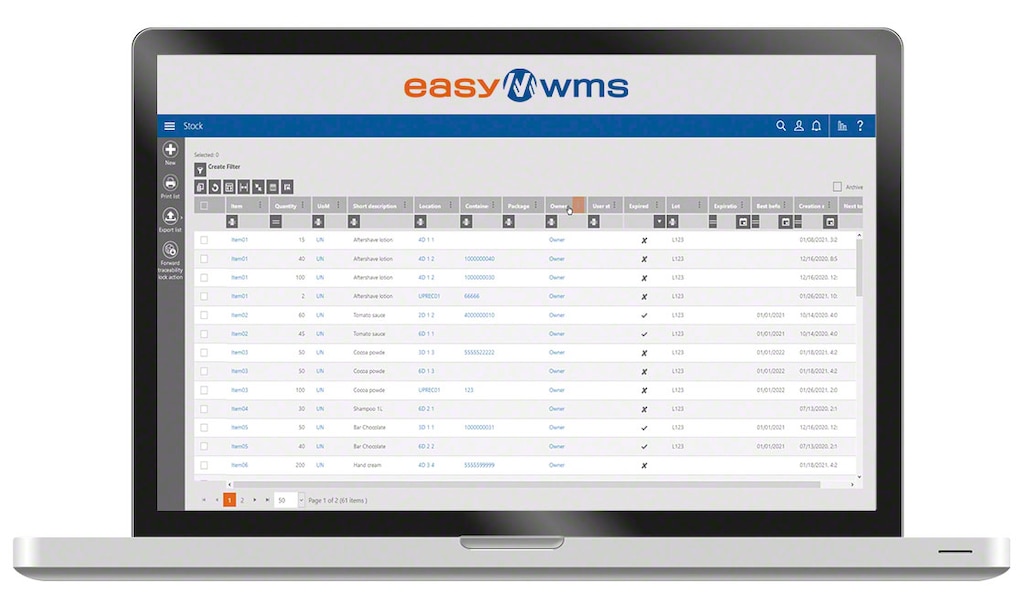 Eine LVS wie Easy WMS erleichtert die Produktlagerung und verhindert die mit übergroßen Beständen verbundenen Kosten