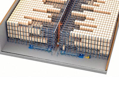 Automatisches Pallet Shuttle: maximale Kapazität und Rentabilität im Lager von Cárnicas Chamberí