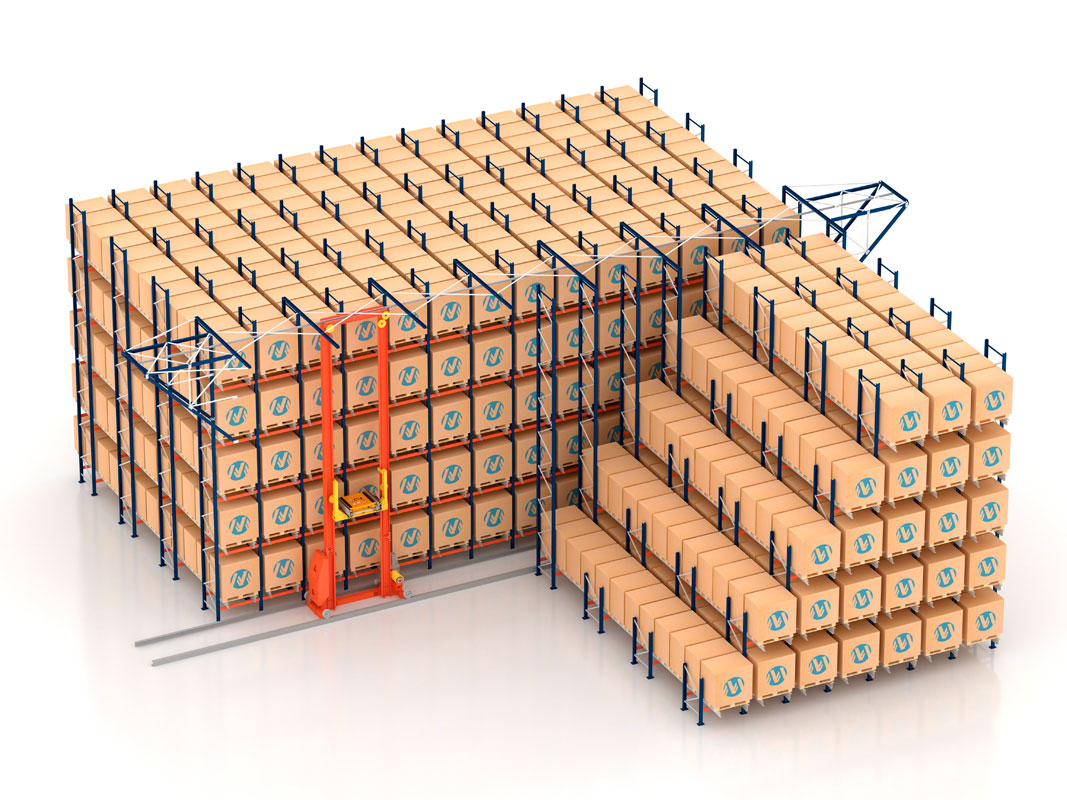 Neues Sortiment an leichten Regalbediengeräten für Pallet Shuttle mit einer Höhe von bis zu 9 m