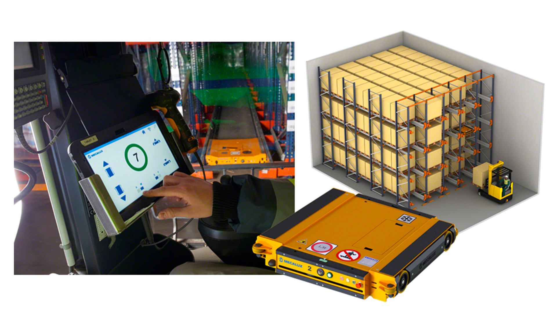 Ultracongelados de Cortes (Grupo Virto) installiert das halbautomatische Pallet-Shuttle-System