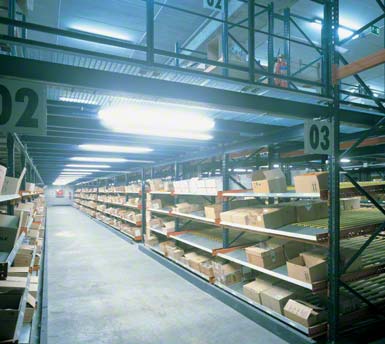 Lager eines Airport Retailers