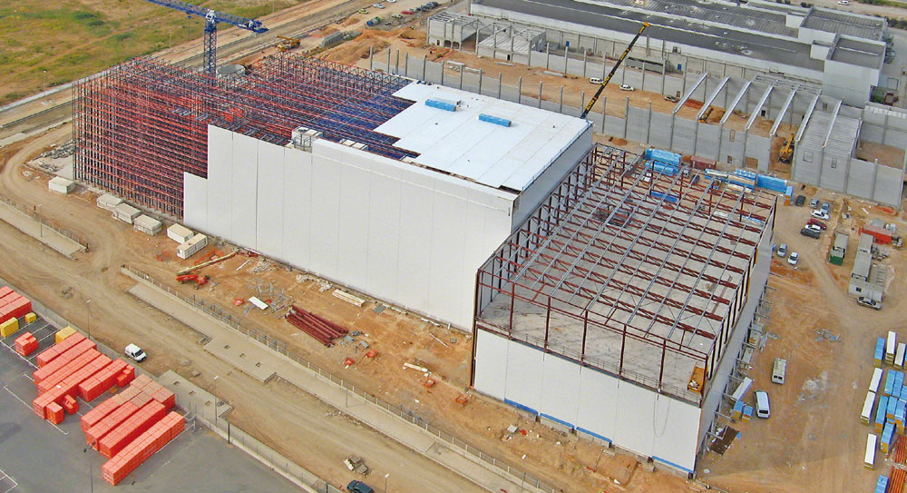 Thermische Isolierung im Kühllager