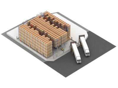 Pastelaria e Confeitaria Rolo installiert das automatische Pallet-Shuttle-System