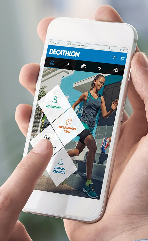 Das Lager von Decathlon mit Kommissionierregalen im Vereinigten Königreich