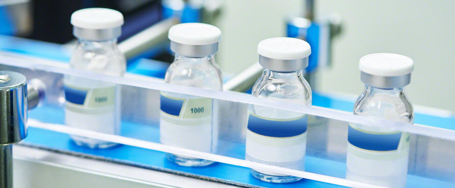 Palettenregale im Lager der Pharmafirma RD in Brasilien