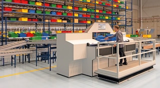 Hochleistungs-Kommissionierstation Hochleistungs-Kommissionierstation