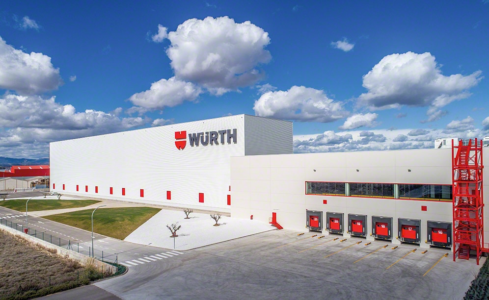 Würth erweitert seine Lagerkapazität dank eines schlüsselfertigen Projektes, welches von Mecalux implementiert wurde
