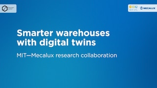 Intelligentere Lager mit digitalen Zwillingen und dem automatischen Paletten-Shuttle-System 3D