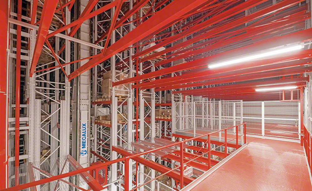 Automatisierte Anlage zur Lagerung des umfangreichen Produktkatalogs von Würth