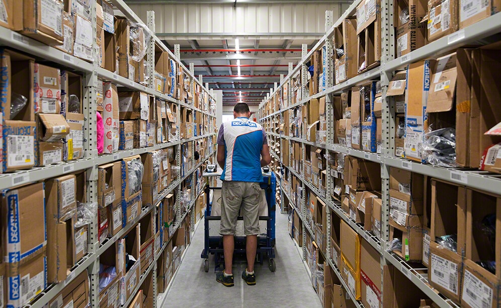 Der direkte Warenzugriff beschleunigt die Auftragszusammenstellung von Decathlon Der direkte Warenzugriff beschleunigt die Auftragszusammenstellung von Decathlon