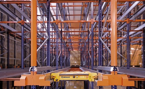 Das Kompaktlager-Pallet Shuttle-System vervielfacht die Effizienz bei der Lieferung von Medizinprodukten Das Kompaktlager-Pallet Shuttle-System vervielfacht die Effizienz bei der Lieferung von Medizinprodukten
