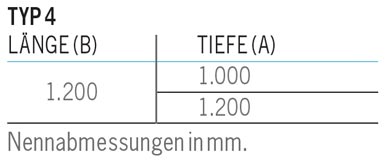 Holzpalette Typ 4 Abmessungen