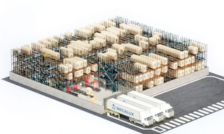 Das Automatische Pallet Shuttle 3D rationalisiert die Betriebsabläufe in Lagern mit hohem Umschlag