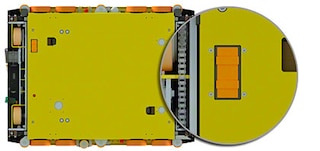 Die Batterien verleihen dem Shuttle eine große Reichweite