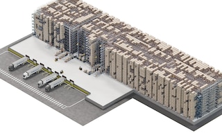 Das 4-Way Pallet Shuttle optimiert den Lagerraum und erhöht dadurch die Lagerkapazität