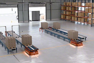 Autonome Mobile Roboter unterstützen den Auftragsversand