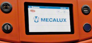 Jeder AMR verfügt über einen Bildschirm für Status- und Wartungsabfragen