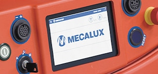 Jeder AMR verfügt über einen Bildschirm für Status- und Wartungsabfragen