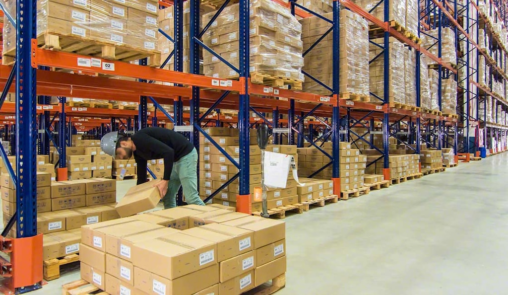 Der aktive Bestand umfasst die Produkte, die fortlaufend kommissioniert und versandt werden