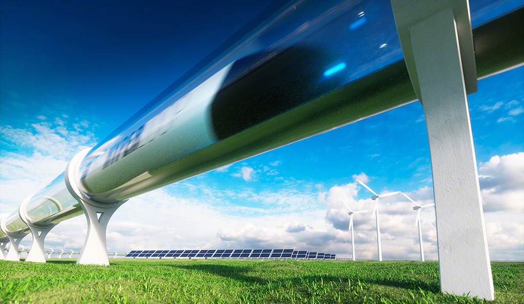 Der Hyperloop als energiesparende Alternative für Langstreckentransporte
