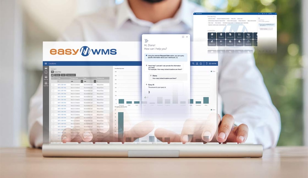 Das Lagerverwaltungssystem Easy WMS nutzt generative KI