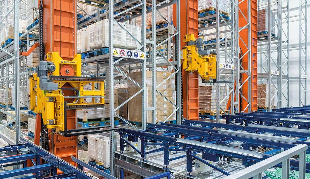 Automatisierte Lager verfügen über Systeme zur Beförderung von Lasten