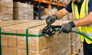 Paletten umreifen: Definition und richtige Vorgehensweise