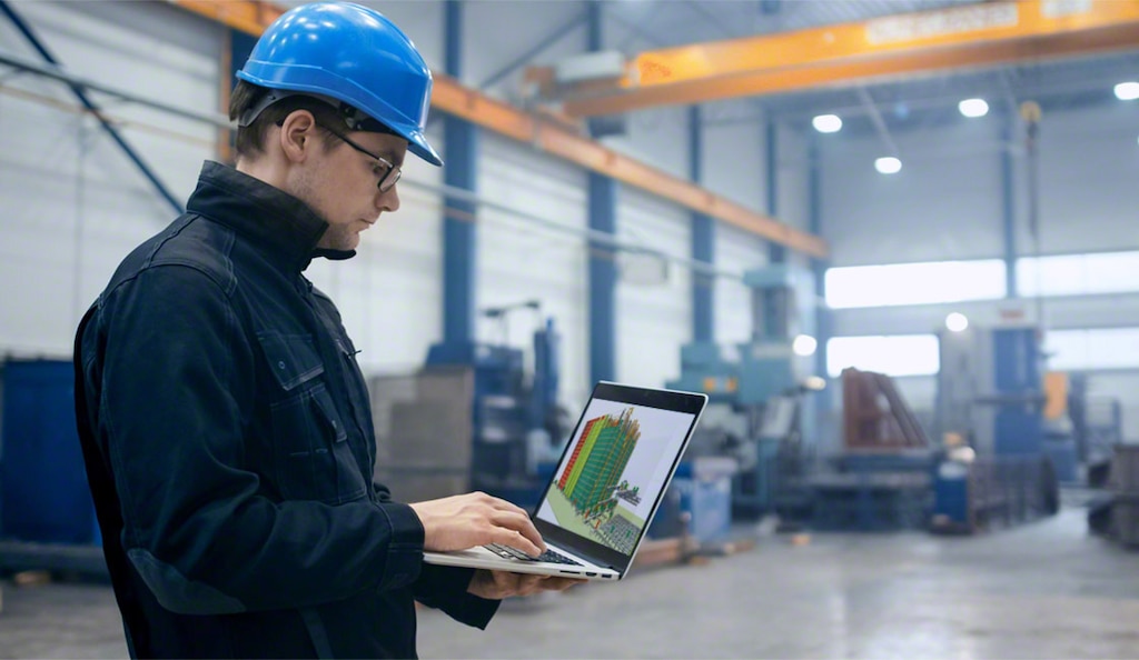 Ein SCADA-System fungiert als Steuerzentrale einer Industrie- oder Logistikanlage