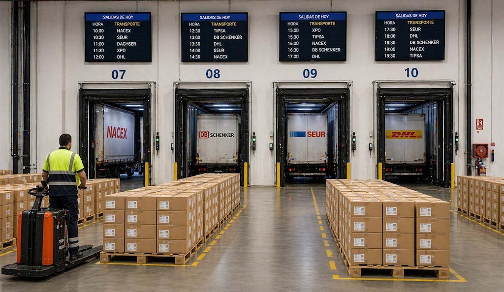 Anwendung von SMED in der Logistik zur Vorabzuweisung von Laderampen und zur Ablaufplanung von Ladungen