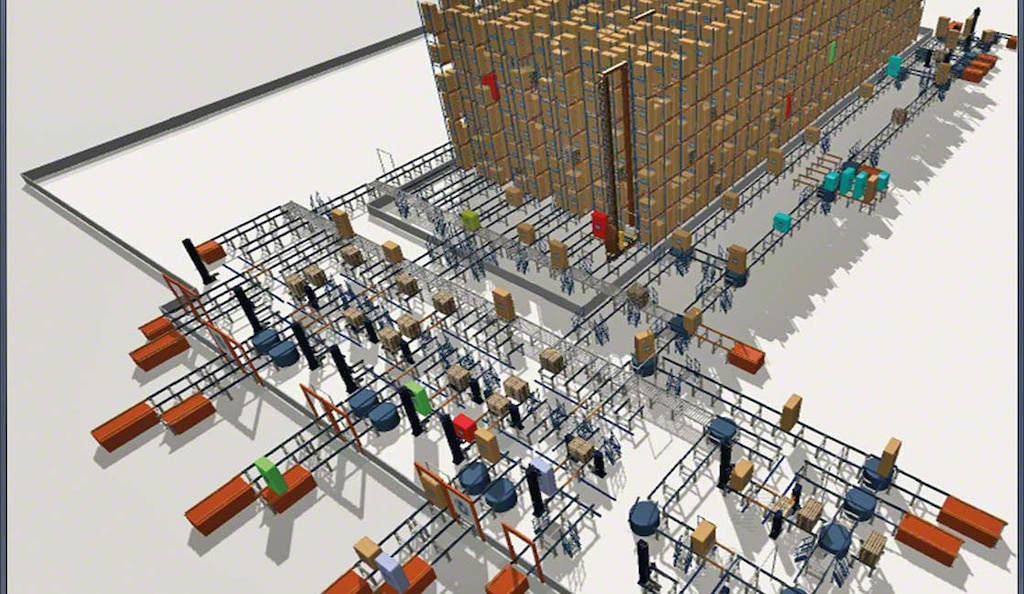 Die Simulationssoftware prognostiziert das Verhalten neuer Lösungen in virtuellen Umgebungen