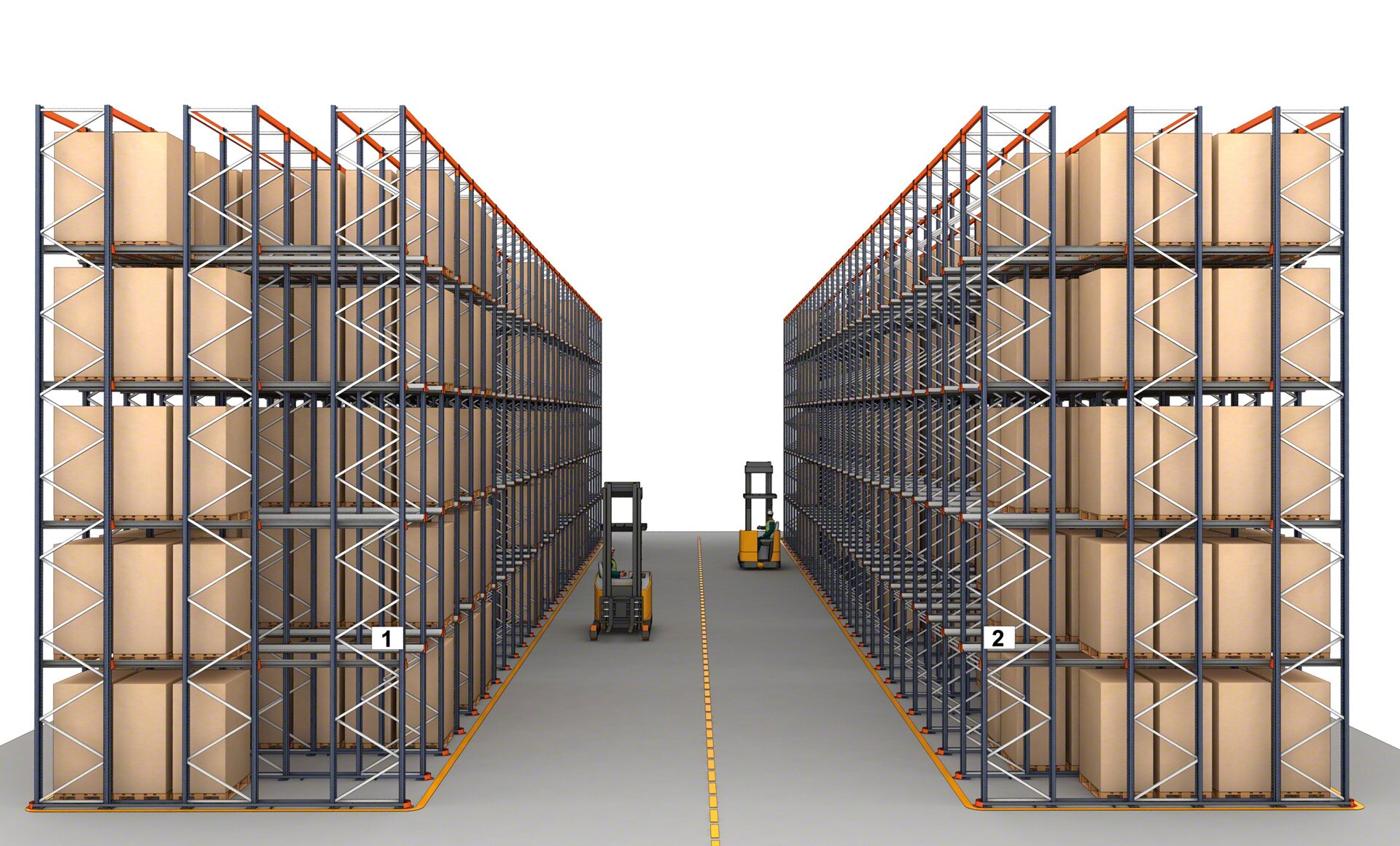 Kompaktlagersysteme erhöhen die Lagerkapazität deutlich