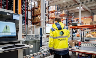 Lager für einen 4PL-Dienstleister mit mehreren Kunden und 9.000 Aufträgen pro Tag