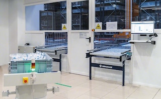 Lagerhaus des Herstellers von Elektromaterial Normagrup in Asturien (Spanien)