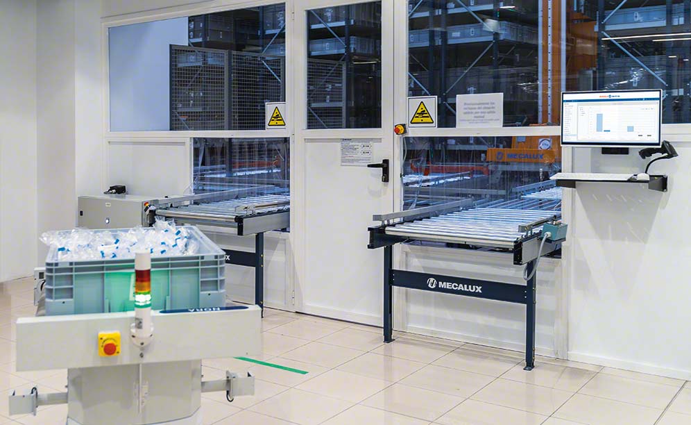 Lagerhaus des Herstellers von Elektromaterial Normagrup in Asturien (Spanien)