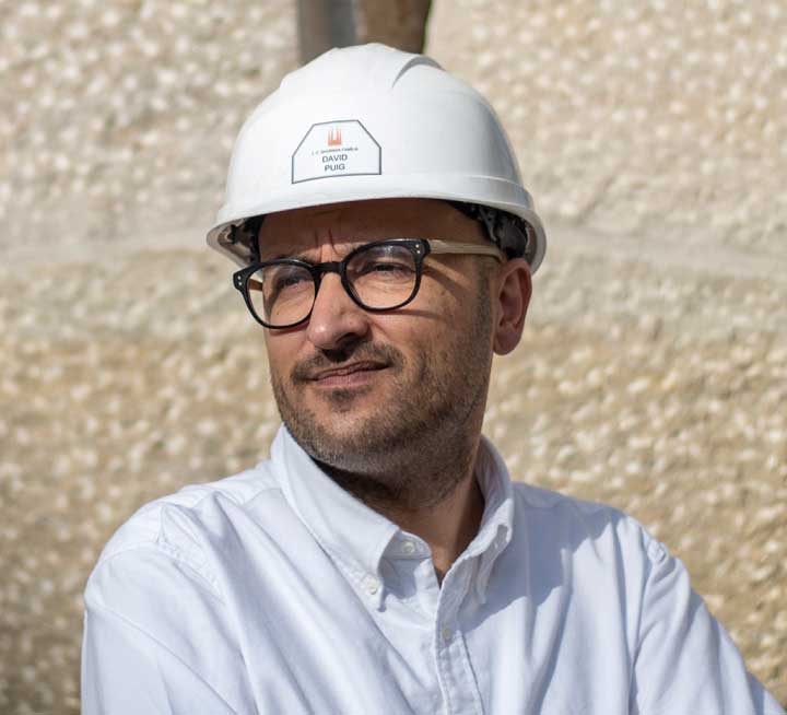 David Puig, stellvertretender Architekt der Sagrada Familia, Barcelona