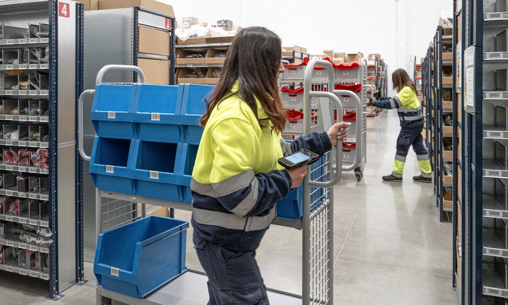 Die gemeinsame Verwaltung von Kommissionierung und Verpackung trägt zur Steigerung des Lagerdurchsatzes bei