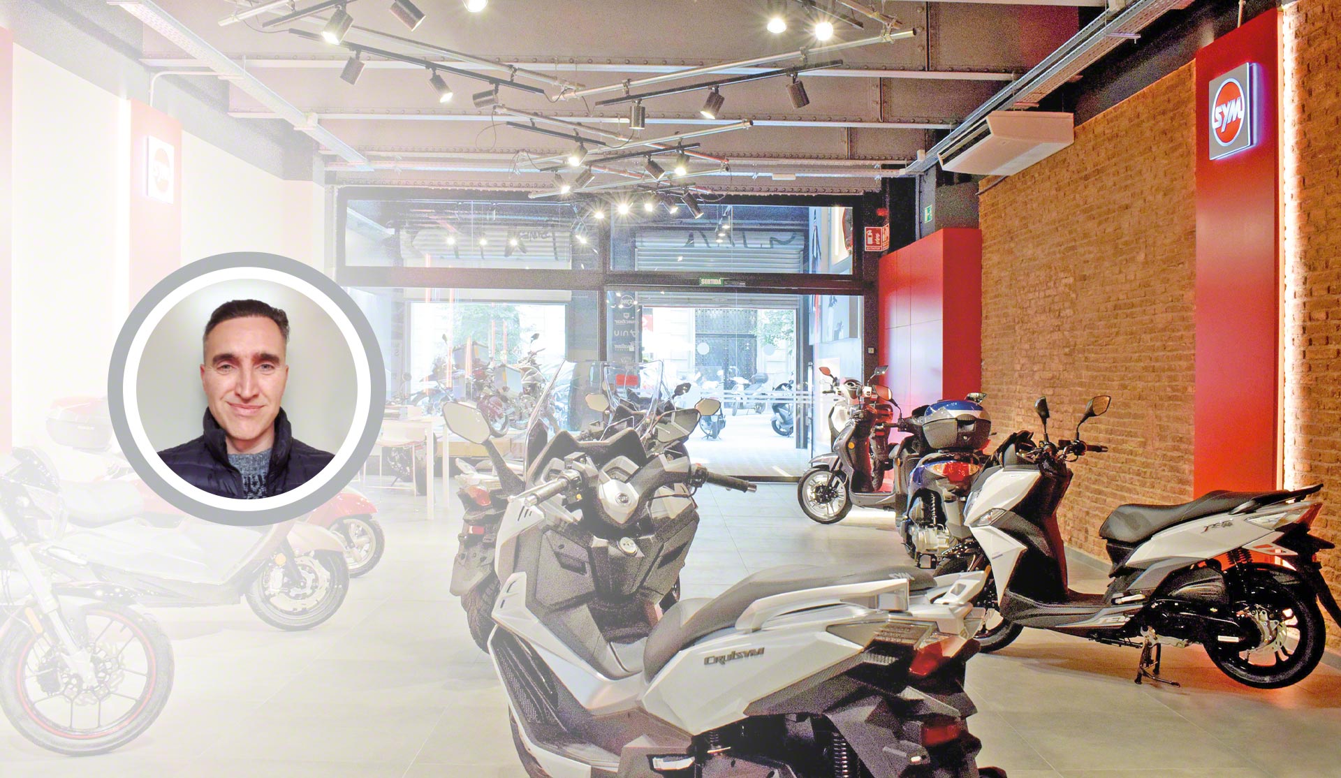 Jesús García, Leiter der Ersatzteileabteilung der Grupo Motos Bordoy
