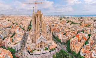 Die Logistik rund um den Bau der Basilika Sagrada Família in Barcelona