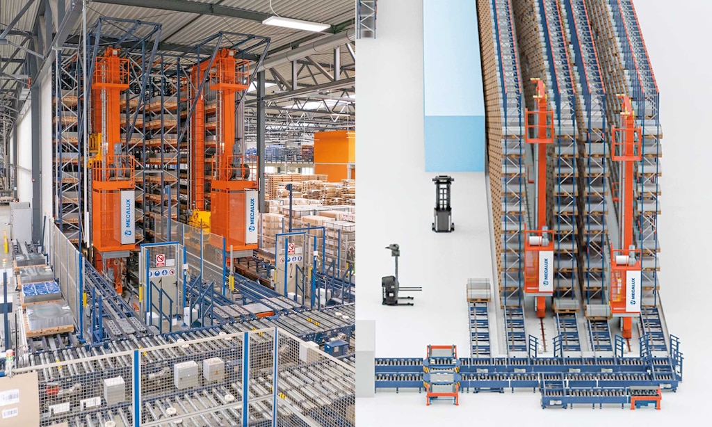 Simulationssoftware von Mecalux für die Planung von Lagern