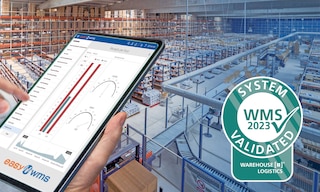 Easy WMS von Mecalux: das zweite Jahr in Folge im warehouse logistics Portal vom Fraunhofer IML