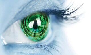 Positionierungssystem für Regalbediengeräte mit maschinellem Sehen