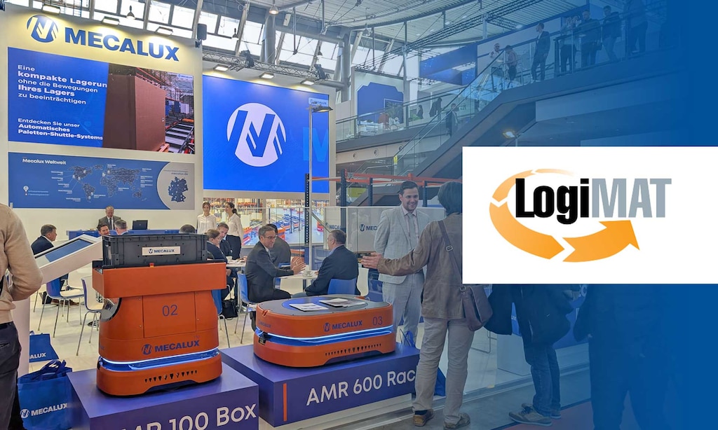 Mecalux präsentiert seine Fortschritte in den Bereichen Robotik und Software auf der LogiMAT 2026