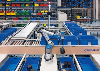 Mecalux bringt ein Robotersystem zur Kommissionierung mit der KI-Technologie von Siemens heraus